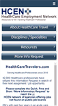 Mobile Screenshot of healthcaretravelers.com